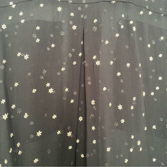 AllSaints Amari Star Embroidered Shirt Size Medium - Picture 11 of 15